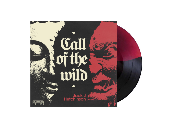 Jack J Hutchinson 'Call of the Wild' 7" Limited Edition SIGNED Red/Black Split Vinyl