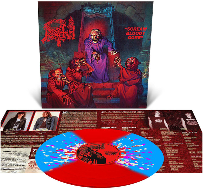 Death 'Scream Bloody Gore' LP Custom Butterfly with Splatter Vinyl