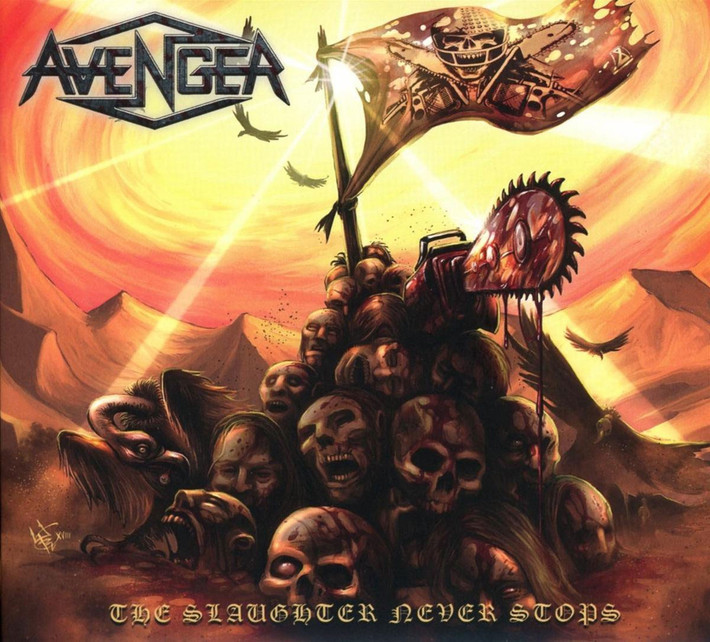 Avenger 'The Slaughter Never Stops' CD Digipak