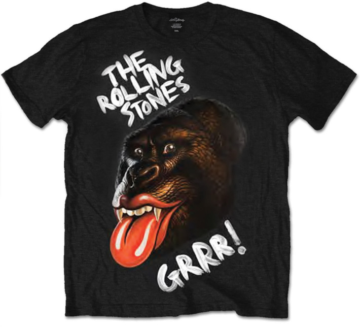 The Rolling Stones 'Grrr Black Gorilla' (Black) T-Shirt