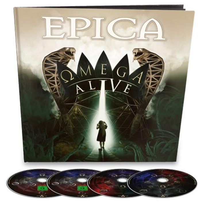 PRE-ORDER - Epica 'Omega Alive' Limited Edition Blu Ray/DVD/2CD Earbook - RELEASE DATE 3rd December 2021