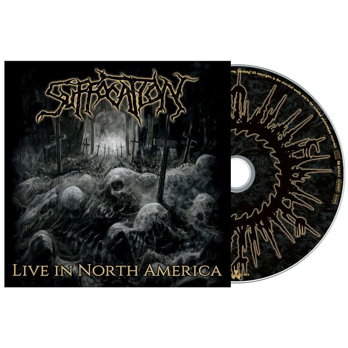 PRE-ORDER - Suffocation 'Live In North America' CD Jewel Case - RELEASE DATE 18th March 2022