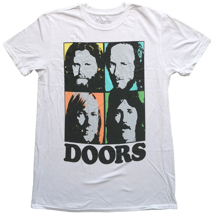 The Doors 'Colour Box' (White) T-Shirt