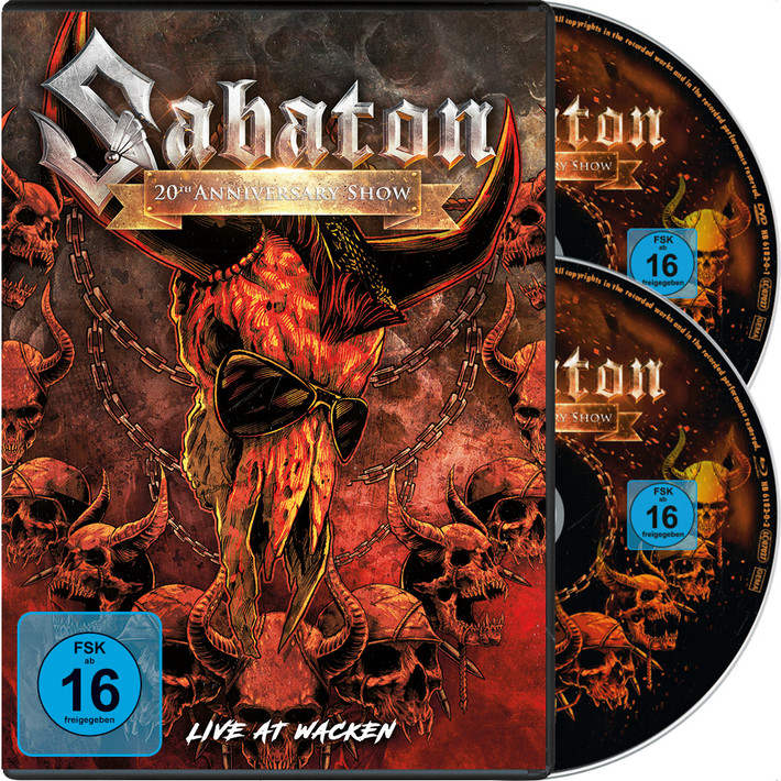 Sabaton '20th Anniversary Show' Limited Edition DVD / Blu-Ray