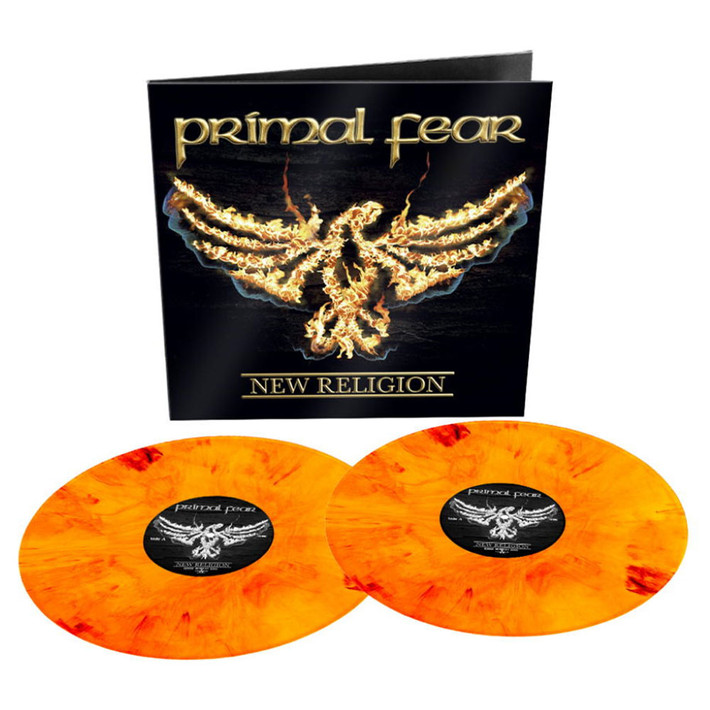Primal Fear 'New Religion' 2LP Orange Red Marbled Vinyl