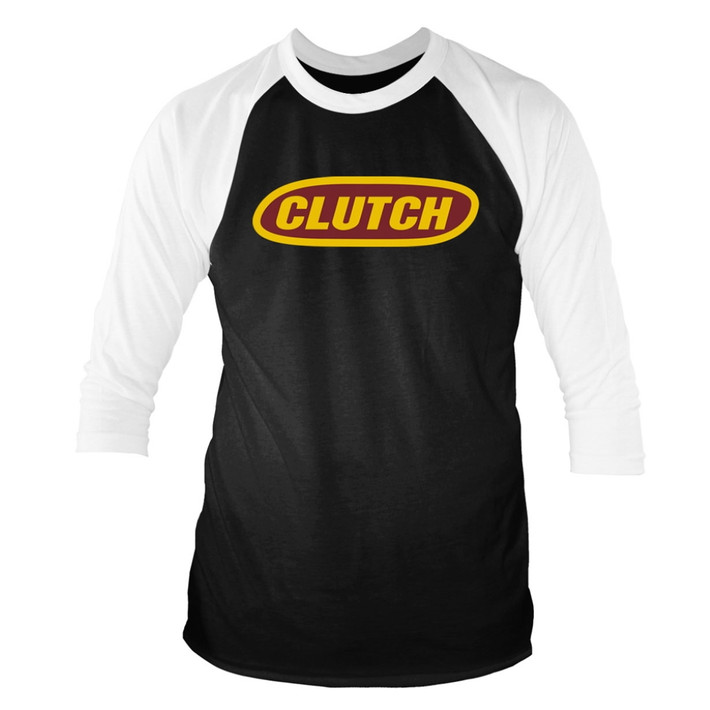 Clutch 'Classic Logo' (2 Tone) 3/4 Length Sleeve Raglan Baseball Shirt