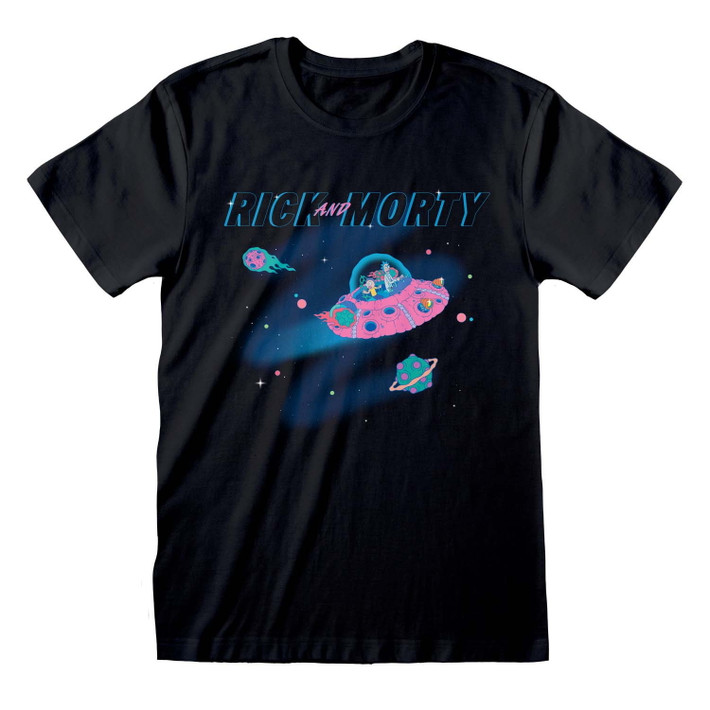 Rick And Morty 'In Space' (Black) T-Shirt