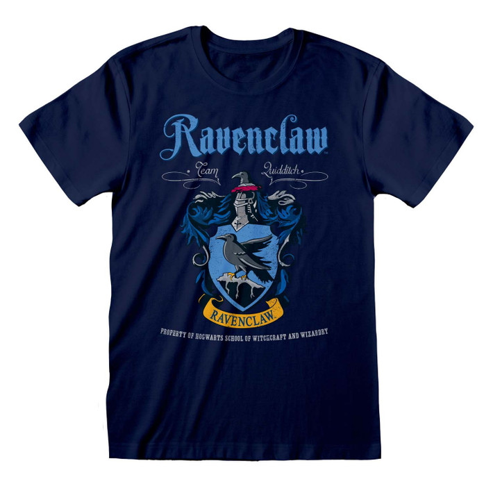 Harry Potter 'Ravenclaw Crest' (Blue) T-Shirt