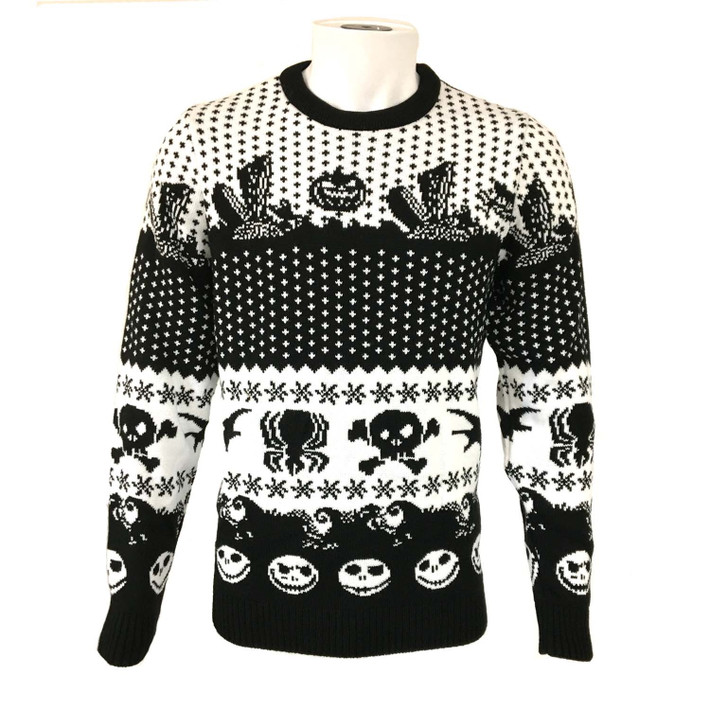 The Nightmare Before Christmas 'Symbols' (Multicoloured) Knitted Sweatshirt