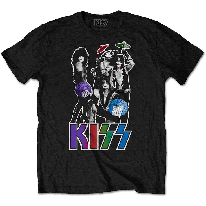 KISS 'Umbrellas' (Black) T-Shirt