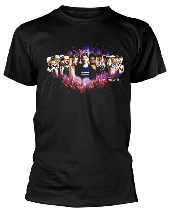 Doctor Who 'The Doctors' (Black) T-Shirt