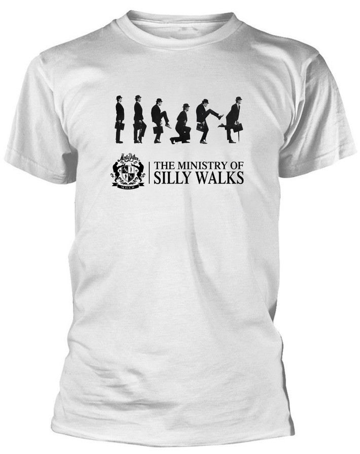 Monty Python 'Ministry Of Silly Walks' (White) T-Shirt