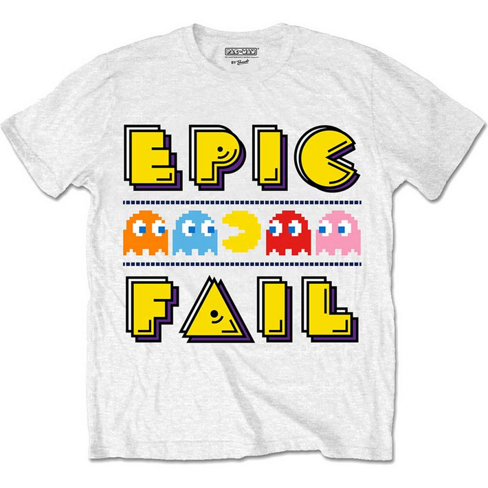 Pacman 'Epic Fail' (White) T-Shirt