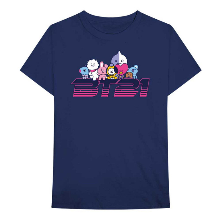 BT21 'Space Wappen Logo' (Blue) T-Shirt