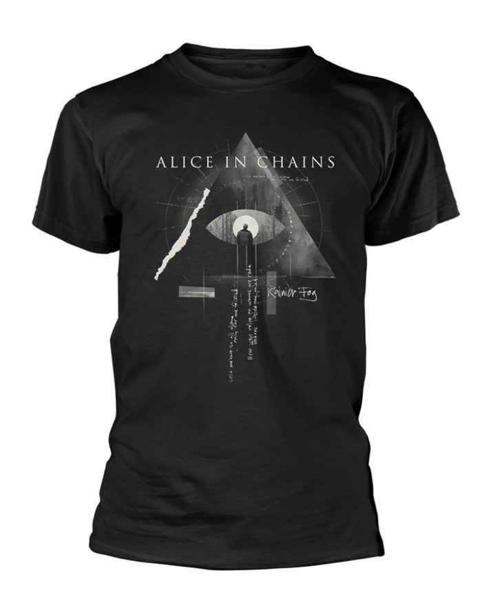 Alice In Chains 'Fog Mountain' (Black) T-Shirt