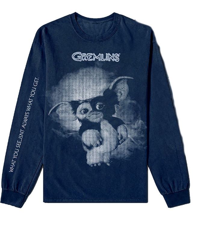 Gremlins 'Graphic' (Blue) Long Sleeve Shirt