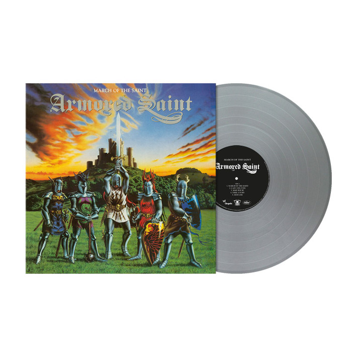 Armored Saint 'March of The Saint' LP Silver Vinyl