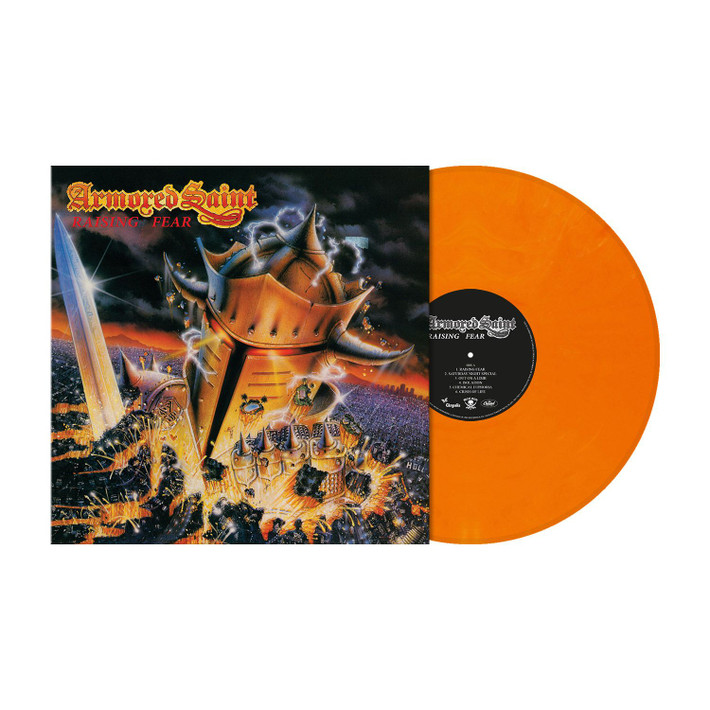 Armored Saint 'Raising Fear' LP Fiery Orange Marbled Vinyl