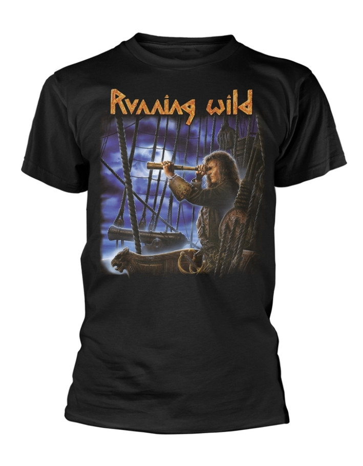 Running Wild 'Privateer' (Black) T-Shirt