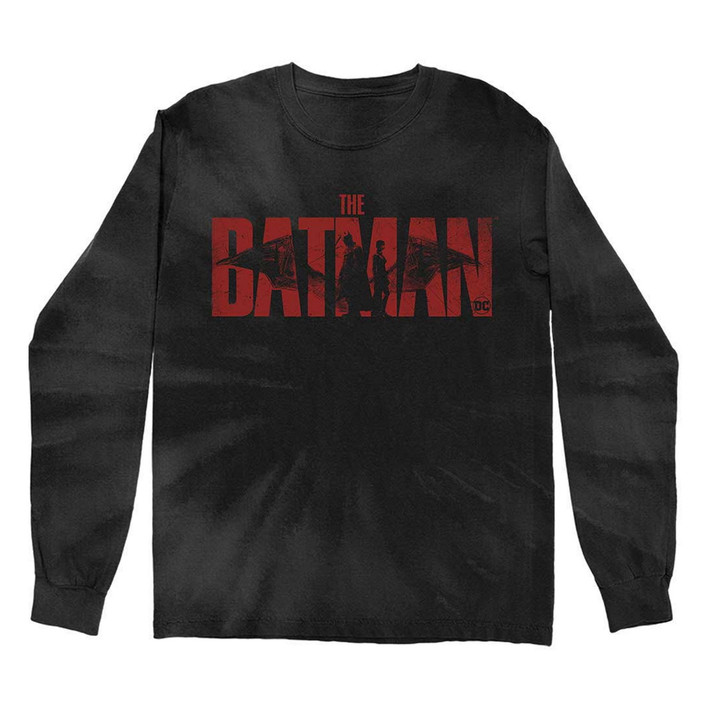 The Batman 'Logo' (Dip-Dye) Long Sleeve Shirt