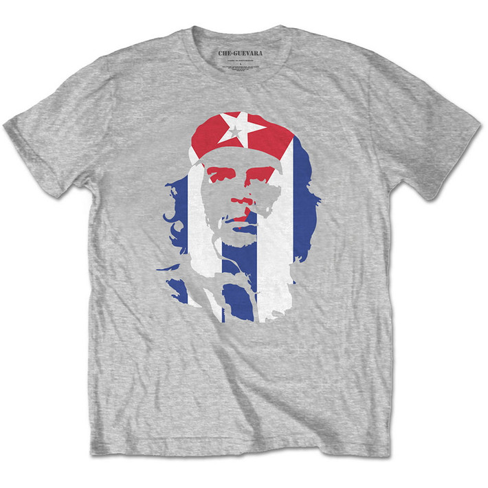 Che Guevara 'Star And Stripes' (Grey) T-Shirt