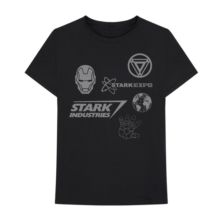 Marvel Iron Man 'Stark Expo' (Black) T-Shirt