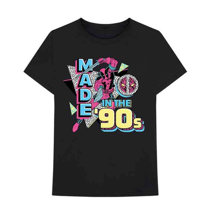 Marvel Deadpool 'Made In The 90s' (Black) T-Shirt