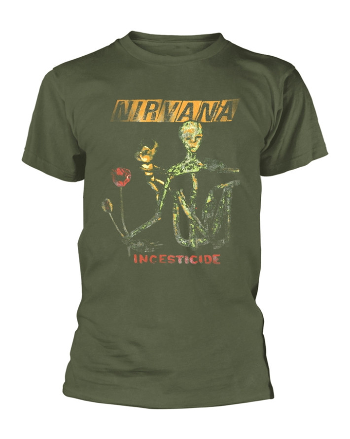 Nirvana 'Reformant Incesticide' (Green) T-Shirt