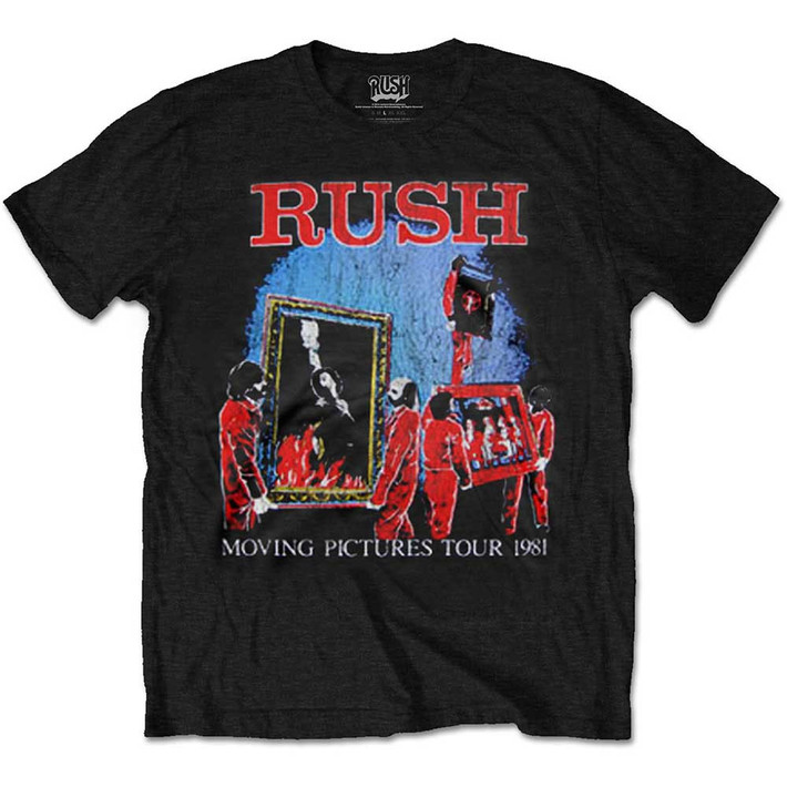 Rush 'Moving Pictures Tour' (Black) T-Shirt