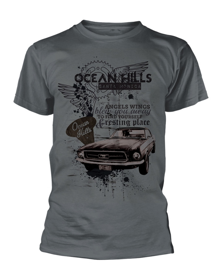 Ocean Hills 'Angel Wings' (Grey) T-Shirt