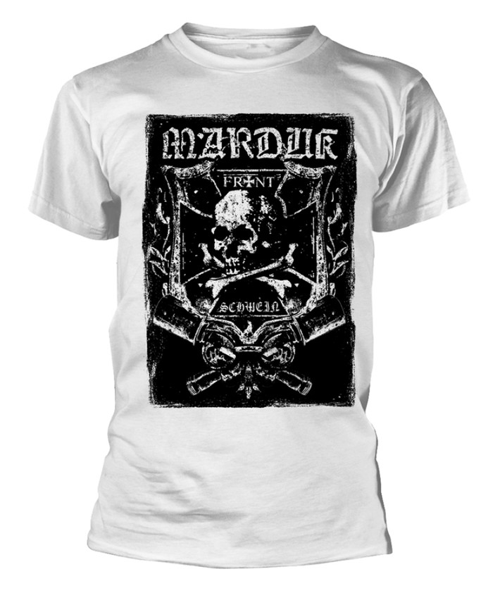 Marduk 'Frontschwein' (White) T-Shirt