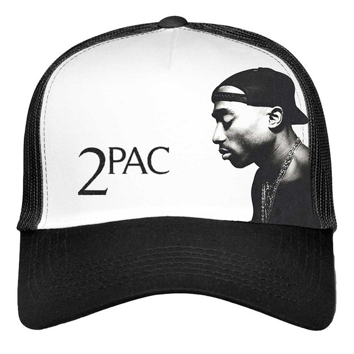 Tupac 'Profile Photo' (Black) Baseball Cap