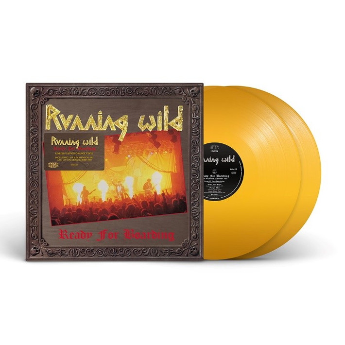 Running Wild 'Ready For Boarding' 2LP Orange Vinyl