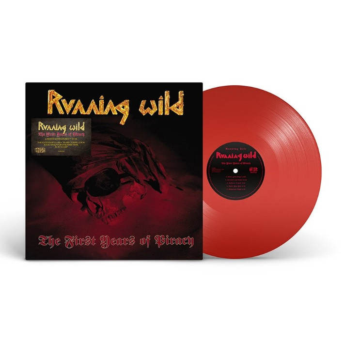 Running Wild 'The First Years of Piracy' LP Red Vinyl
