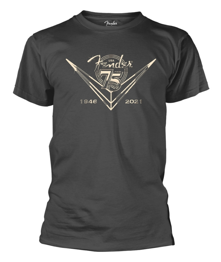 Fender 'Bevelled' (Grey) T-Shirt