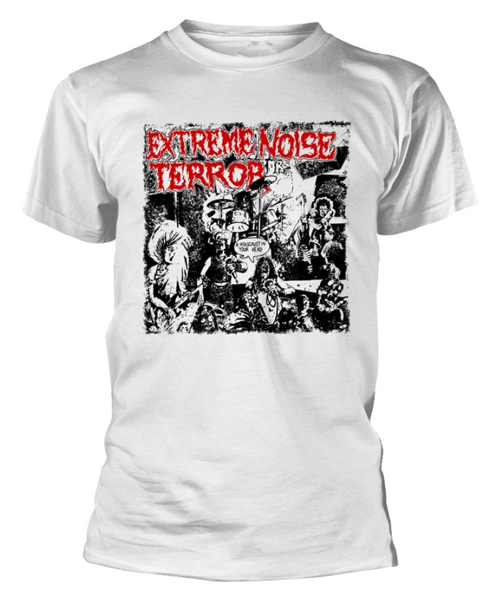 Extreme Noise Terror 'Holocaust' (White) T-Shirt