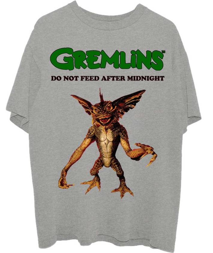 Gremlins 'Do Not Feed' (Grey) T-Shirt