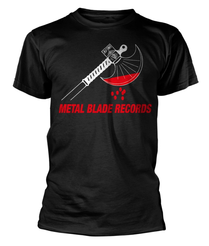 Metal Blade Records 'Axe Logo' (Black) T-Shirt