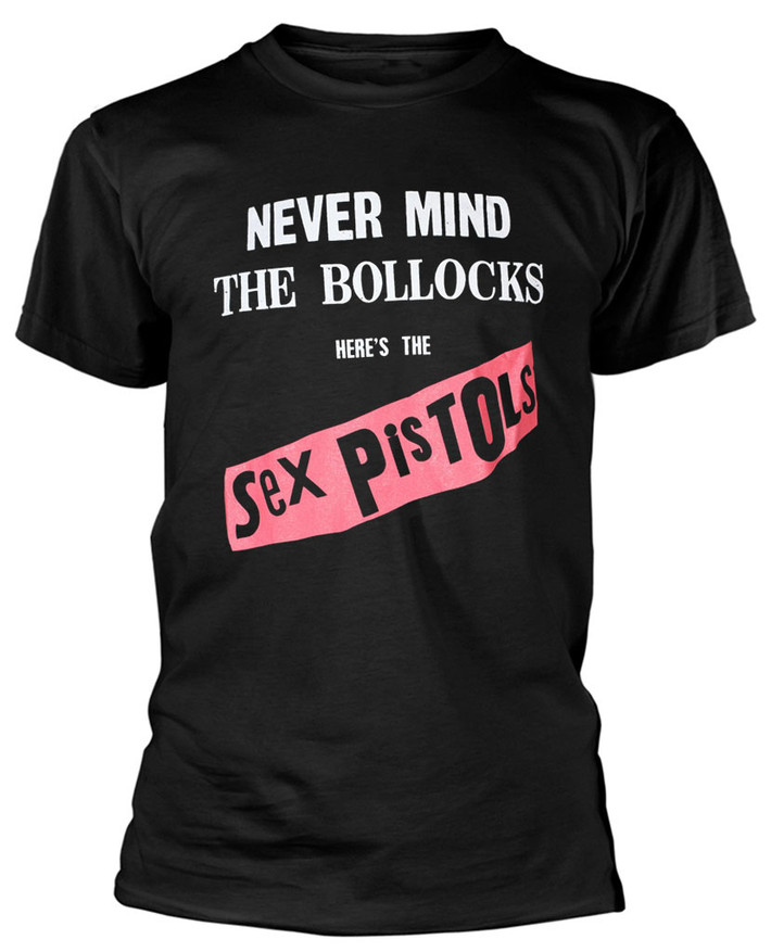 Sex Pistols 'Never Mind The Bollocks' (Black) T-Shirt