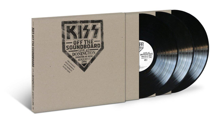 Kiss 'Off the Soundboard: Live At Donington 1996' 3LP Black Vinyl