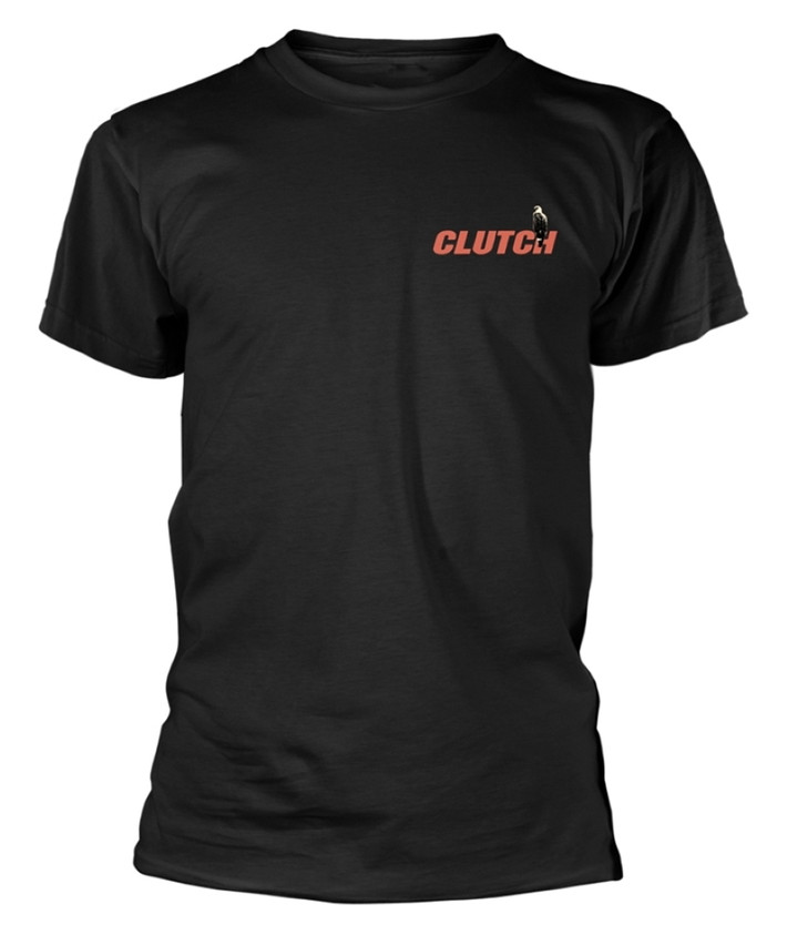 Clutch 'Logo & Messiah' (Black) T-Shirt