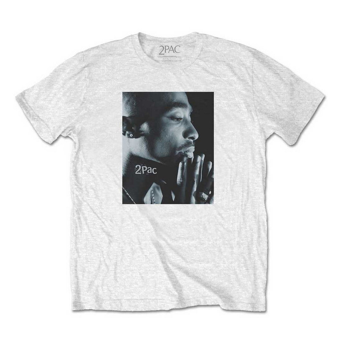 Tupac 'Changes Side Photo' (White) T-Shirt