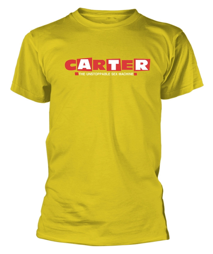 Carter The Unstoppable Sex Machine 'USM Logo' (Yellow) T-Shirt