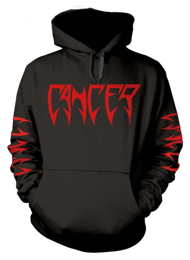 Cancer 'Shadow Gripped' (Black) Pull Over Hoodie
