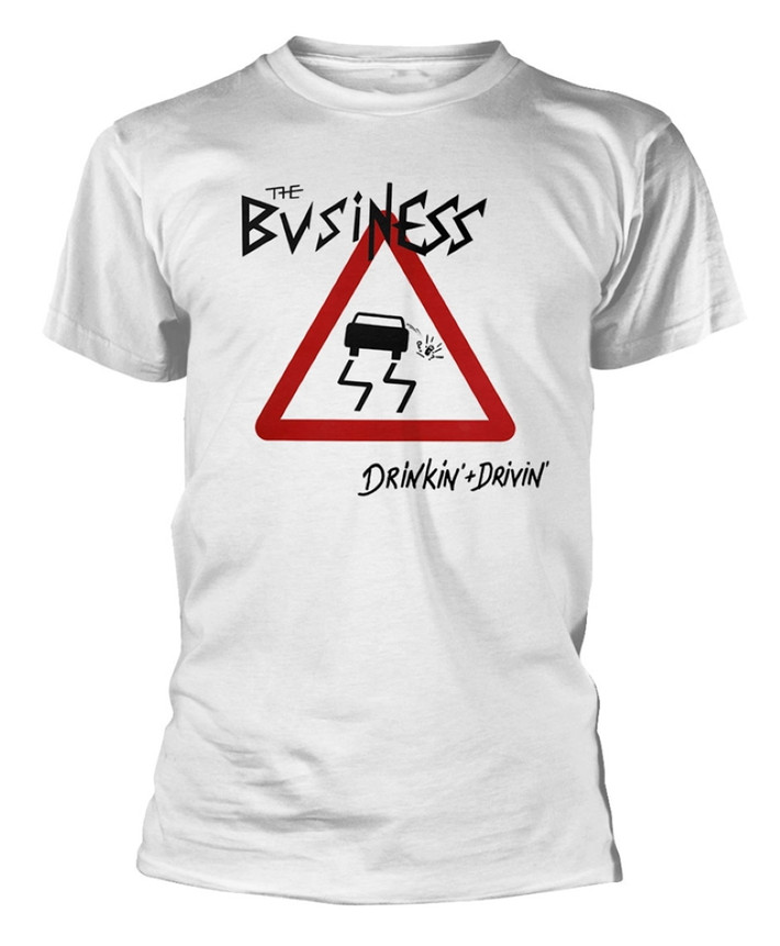 The Business 'Drinkin + Drivin' (White) T-Shirt