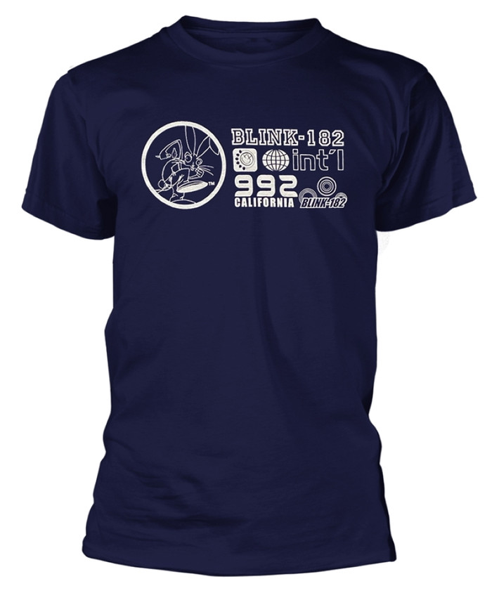 Blink 182 'International' (Blue) T-Shirt