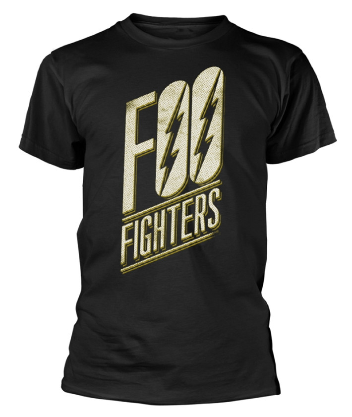 Foo Fighters 'Slanted Logo' (Black) T-Shirt
