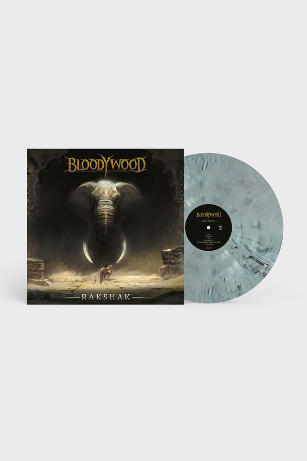 Bloodywood 'Rakshak' LP White Blue Black  Vinyl