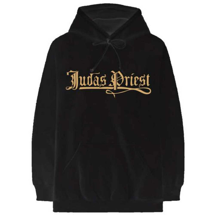 Judas Priest 'Sin After Sin Logo & Cover' (Black) Pull Over Hoodie
