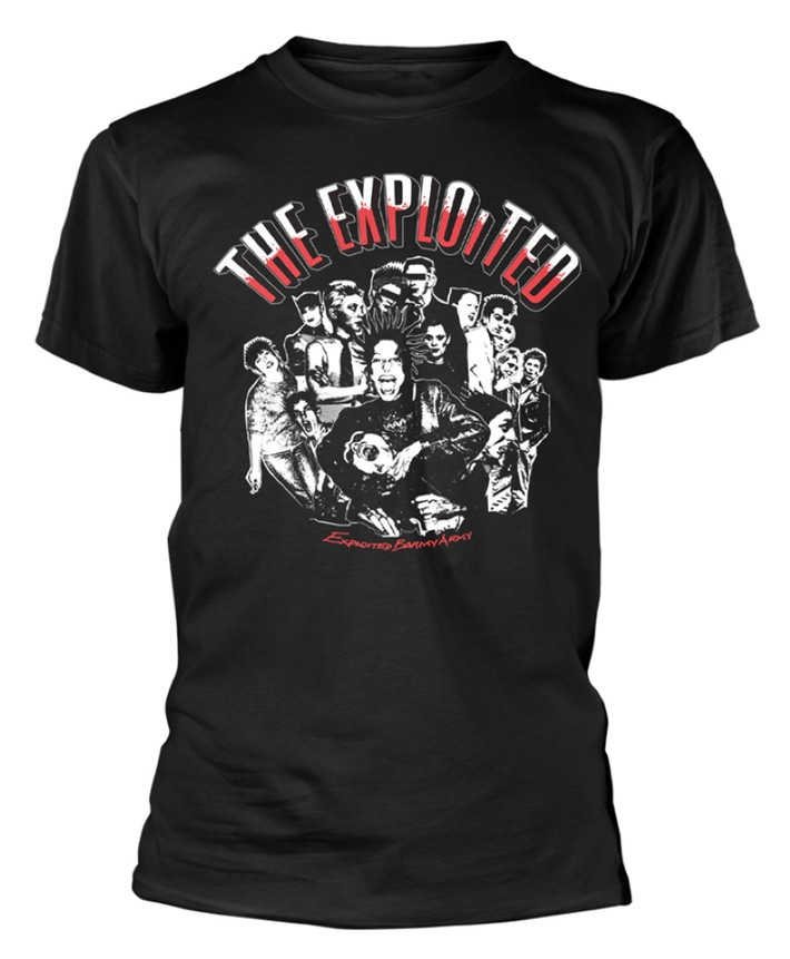 The Exploited 'Barmy Army' (Black) T-Shirt